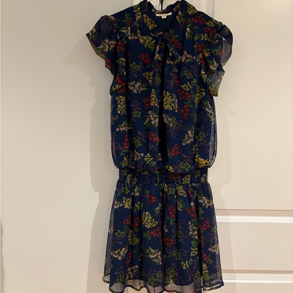 Ella Moss Floral Dress - Navy and Multicolor - Picture 1 of 4